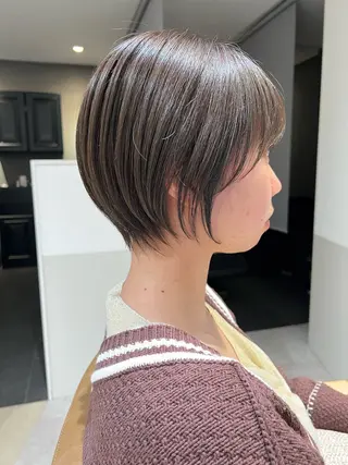 ショート 🥇赤み消しカラー／ 髪質改善の匠🥇のヘアスタイル