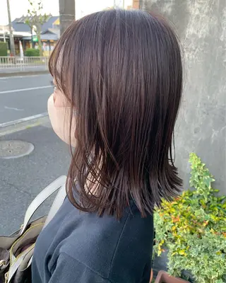 ミディアム カラー Yuuki🌷名古屋 栄 カラー/ボブのヘアスタイル