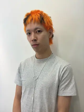 カラー メンズ IO/ブリーチカラー 特化美容師✨のヘアスタイル