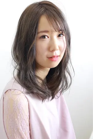 ミディアム カラー 佐野 寛のヘアスタイル