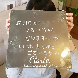 Clarte. クラルテのエステ・リラクイメージ