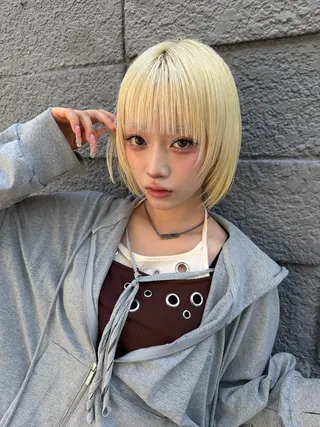 ショート カラー 💎透明感カラー特化 💎TAISEIのヘアスタイル