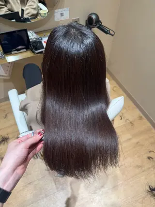 ロング カラー 黒島優香🦋 /縮毛矯正/髪質改善のヘアスタイル