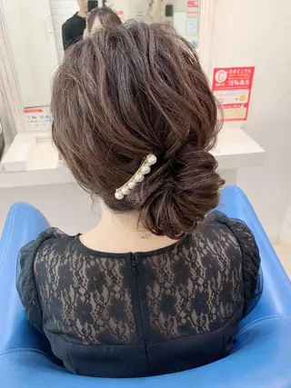 セミロング ヘアアレンジ 中目黒✂︎店長✂︎ TOMOHIROのヘアスタイル