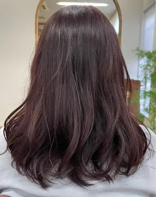 セミロング 市川 舞のヘアスタイル