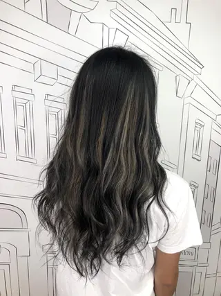 セミロング カラー TOMOKA 艶髪/透明感カラーのヘアスタイル