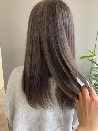 セミロング カラー exfa sakura🪞のヘアスタイル