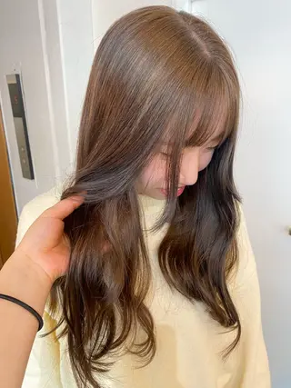 ロング カラー ichika/福岡 /透明感カラー🤎のヘアスタイル