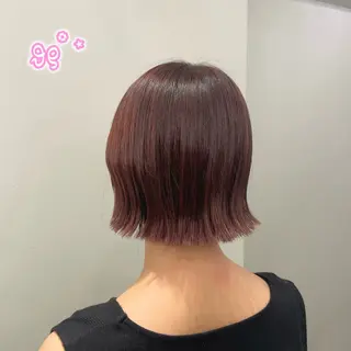 カラー 顔周り/ガーリー /ヘアメ/あつはのヘアスタイル