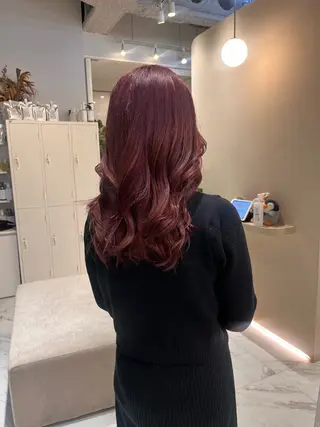 セミロング カラー ヘアアレンジ 愛されカラー🩷 はるなのヘアスタイル
