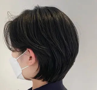 ショート 年齢悩みを全て解消/ 白髪と癖毛 松本雄光のヘアスタイル