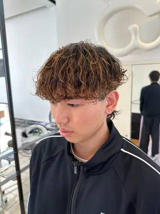 パーマ メンズ特化/ 安藤太一のヘアスタイル