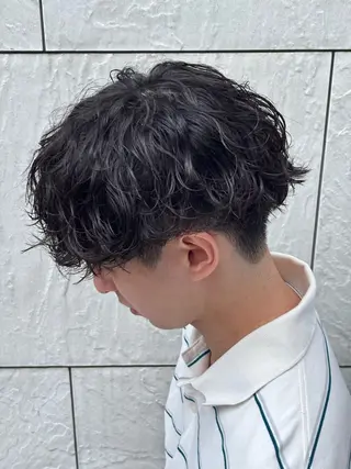 パーマ メンズ メンズ特化✨️ 韓国風パーマ🔥一八のヘアスタイル