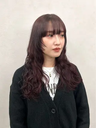 ロング カラー 🌷横浜/レイヤー /艶カラー🌷のヘアスタイル