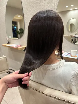 ロング 透明感カラー⭐️🌈 野村玲美のヘアスタイル