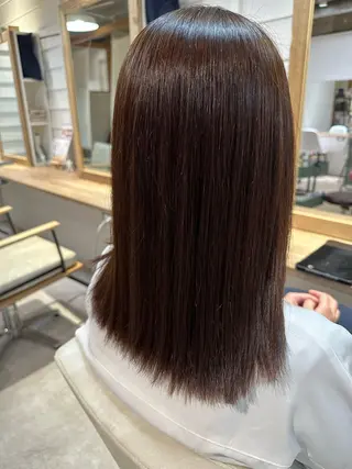 セミロング Annie 吉田 裕美のヘアスタイル