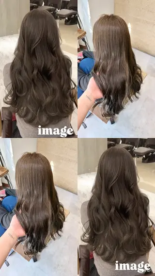 ロング カラー Ouka/Wカラー/ 大人艶カラーのヘアスタイル