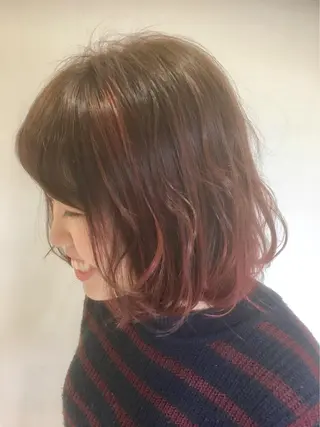 ショート カラー 永井 大希のヘアスタイル