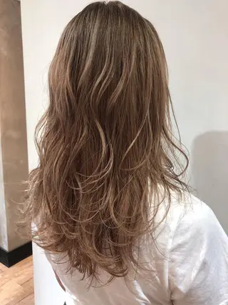 ミディアム カラー 韓国ヘア 店長NEGIのヘアスタイル
