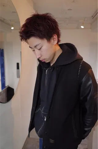 ショート カラー メンズ 髪質改善/ブリーチ EITOのヘアスタイル