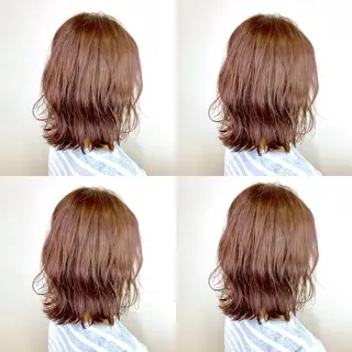 ショート カラー 韓国レイヤーカット/ ダブルカラーのヘアスタイル