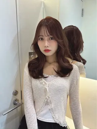 ミディアム カラー 💎髪質改善💎 LondMeliaのヘアスタイル