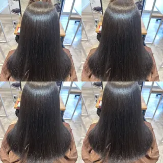セミロング センター南　髪質改善 大引　優のヘアスタイル