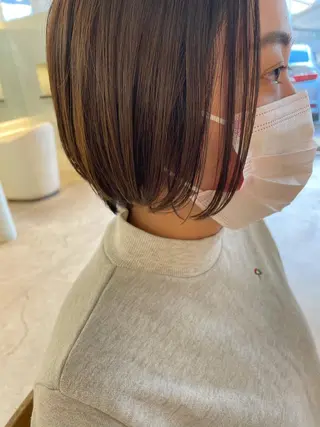 ショート カラー レイヤーカット/ マリアのヘアスタイル