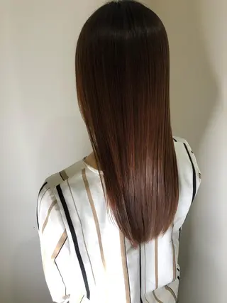 セミロング 髪質改善 MAKIのヘアスタイル