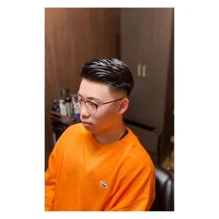 ショート パーマ メンズ BARBER CLASSICSのヘアスタイル