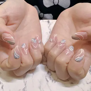 ネイル I_p4ce 🍊あい🍊のネイルデザイン