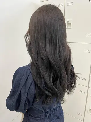 セミロング カラー ブリーチなし💗 艶カラー　翔太郎のヘアスタイル