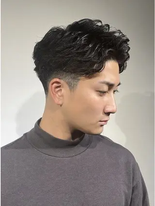 ショート パーマ メンズ メンズモデル募集中 🌿ちえ🌿のヘアスタイル