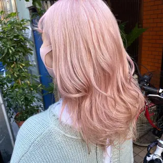 セミロング 艶カラー💎 髪質改善🎈アトワのヘアスタイル