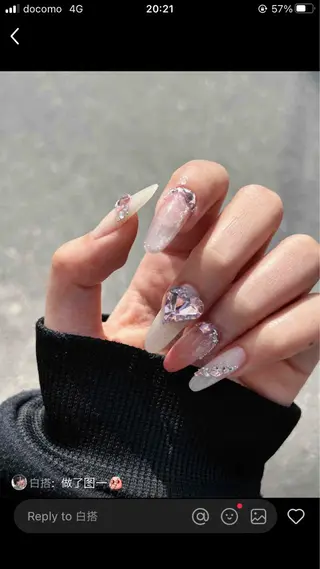 ロング salon kuuのネイルデザイン