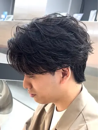 パーマ メンズ ゆきえ🤍 fifth/パーマ‪のヘアスタイル