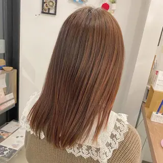セミロング 髪質改善特化 安東駿介のヘアスタイル