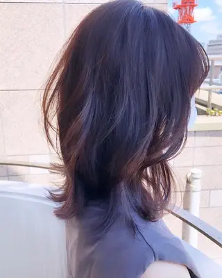 ミディアム カラーアンドケアリタ kitamuuuのヘアスタイル