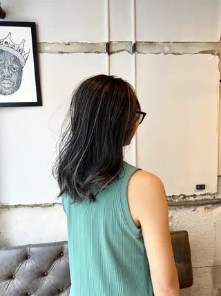 セミロング カラー 【完全マンツー 恵比寿】佐藤 翔のヘアスタイル