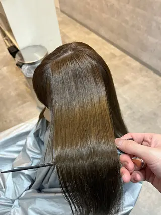 ロング カラー エクステ ダブルカラー新宿のヘアスタイル