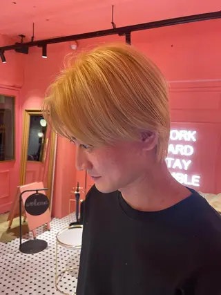 ショート メンズ 神 嵩徳のヘアスタイル