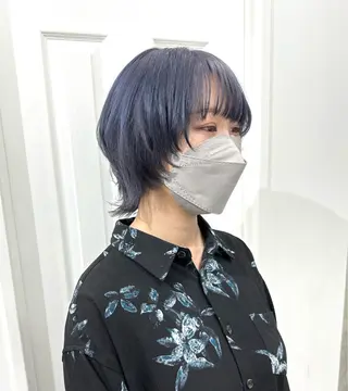 ショート カラー パーマ ヘアアレンジ メンズ ササキカズマ〻透明感 〻色落ち〻赤み消しのヘアスタイル