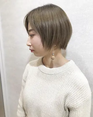 ショート カラー 🧡色落ちまで2度綺 麗なカラー🧡ヨシキのヘアスタイル