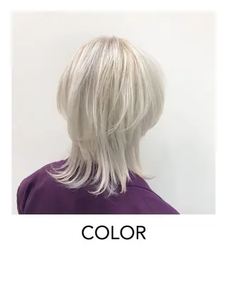 ミディアム カラー ヘアアレンジ 特別モデル価格 タカシマイッセイのヘアスタイル