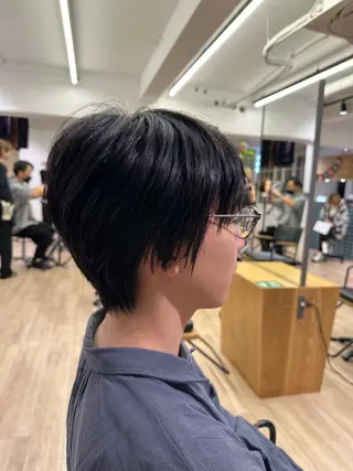ショート 切りっぱなし/髪質 改善矯正/さやか🫧のヘアスタイル