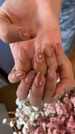 ネイル crystal ⭐︎ colorのネイルデザイン