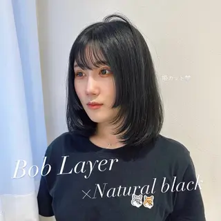 ミディアム 韓国𝐻𝑎𝑖𝑟 🇰🇷🖤ハラのヘアスタイル
