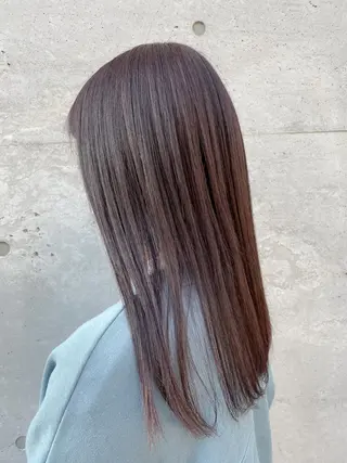 セミロング カラー 【透明感、艶髪】西村 有司のヘアスタイル