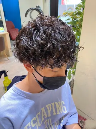 ショート 🦁メンズモデル募集 🎧関瑠奈🛵のヘアスタイル