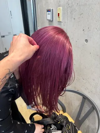 ロング カラー sora/ハイトーン /透明感カラー🫧のヘアスタイル